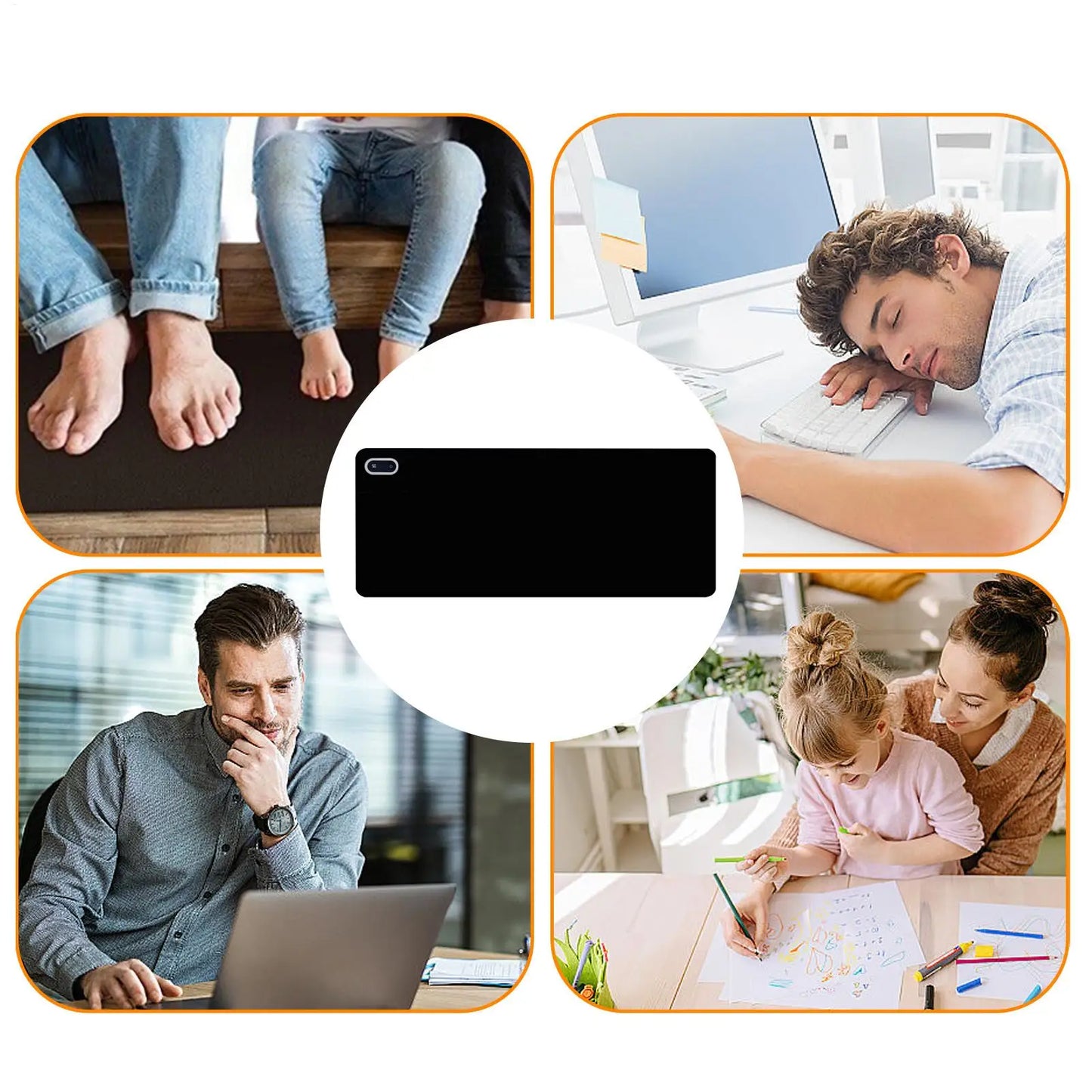 Heat Mat Computer MousePad Waterproof Gaming MousePad Temperature Heating Hand Warmer Pad For Office Desk Winter Gift 80x33cm
