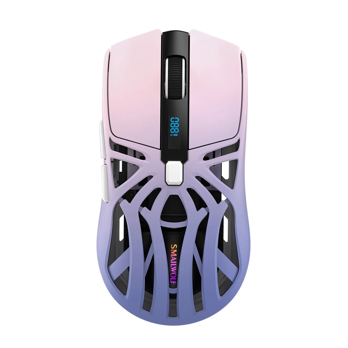 SMAILWOLF Gaming Mouse ThreeMode Wireless Bluetooth Digital Screen 1000Hz 10000DPI Lightweight Macro E-sports Mouse For Notebook