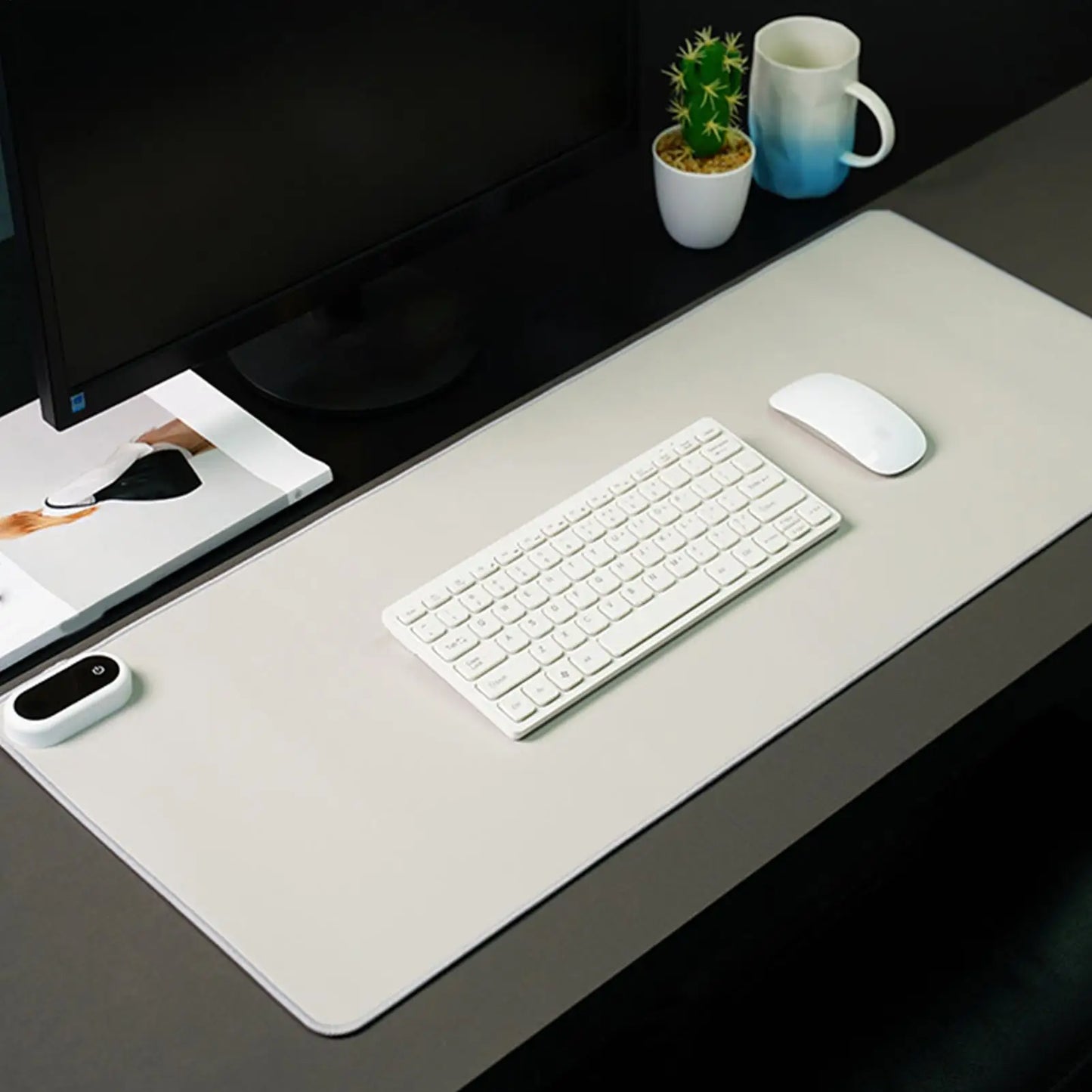 Heat Mat Computer MousePad Waterproof Gaming MousePad Temperature Heating Hand Warmer Pad For Office Desk Winter Gift 80x33cm