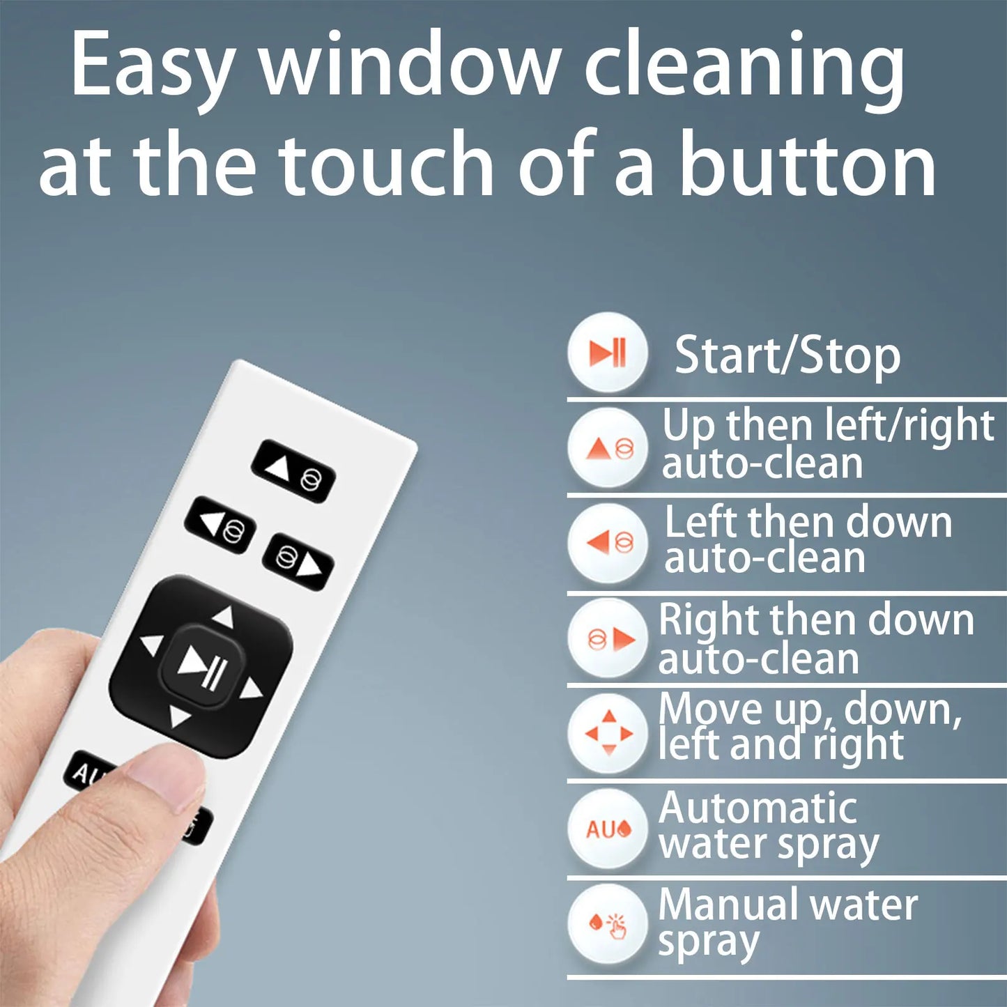 Window cleaner, intelligent water sprayer with automatic water spray function