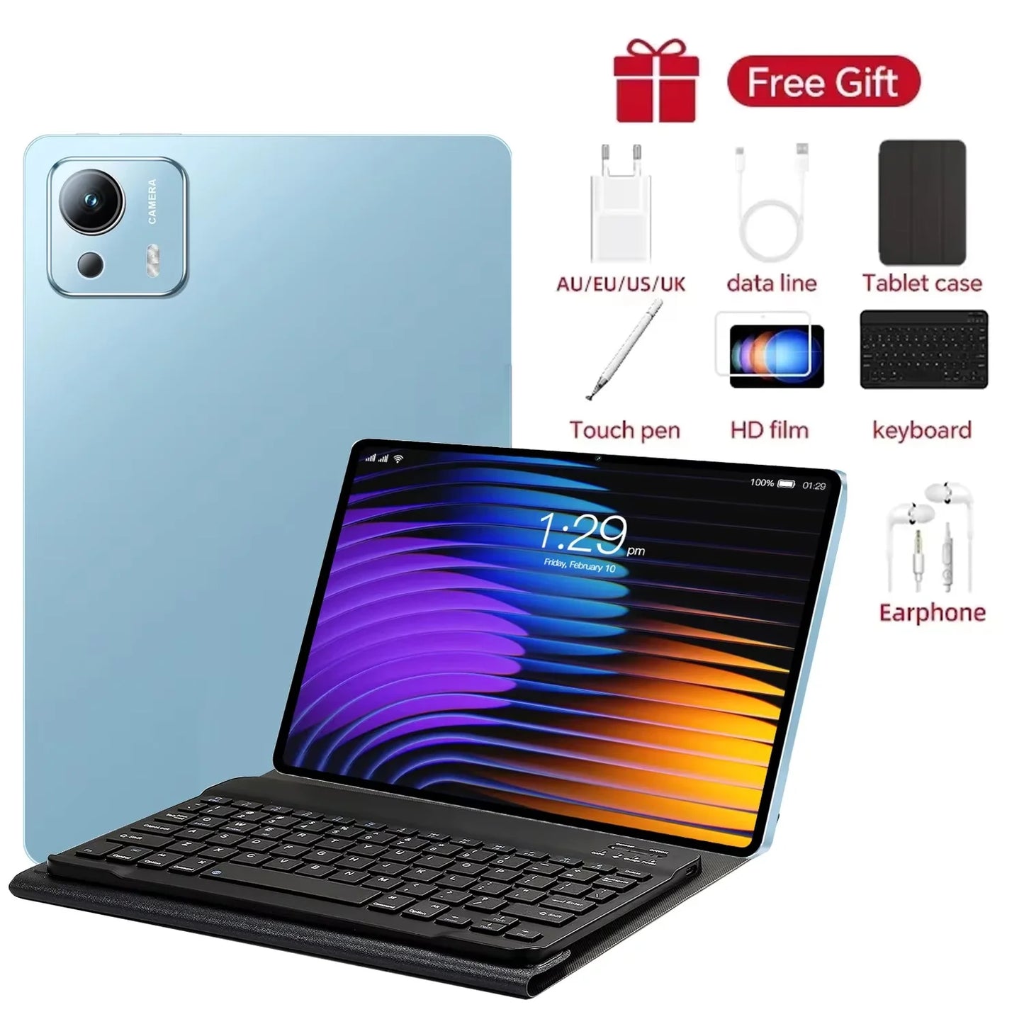 2025 NEW Pad 7 Pro Ultra Tablet 11 inch Latest Global First Android 15 Snapdragon 8Gen3 22GB+2048GB HD Screen WiFi GPS 5G