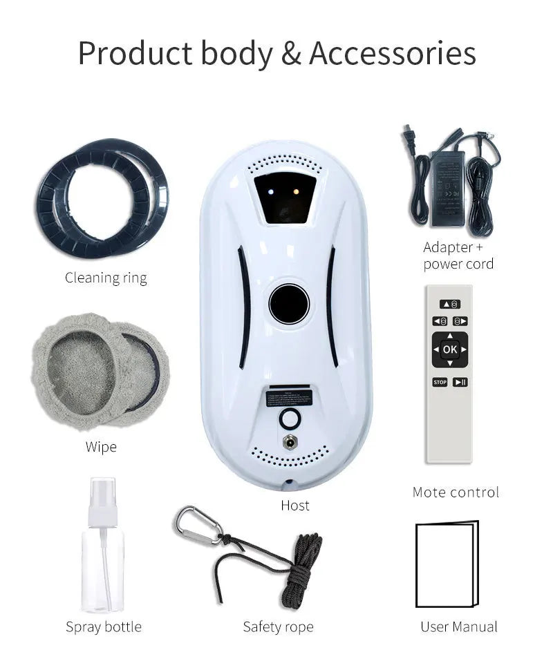 Window cleaner, intelligent water sprayer with automatic water spray function