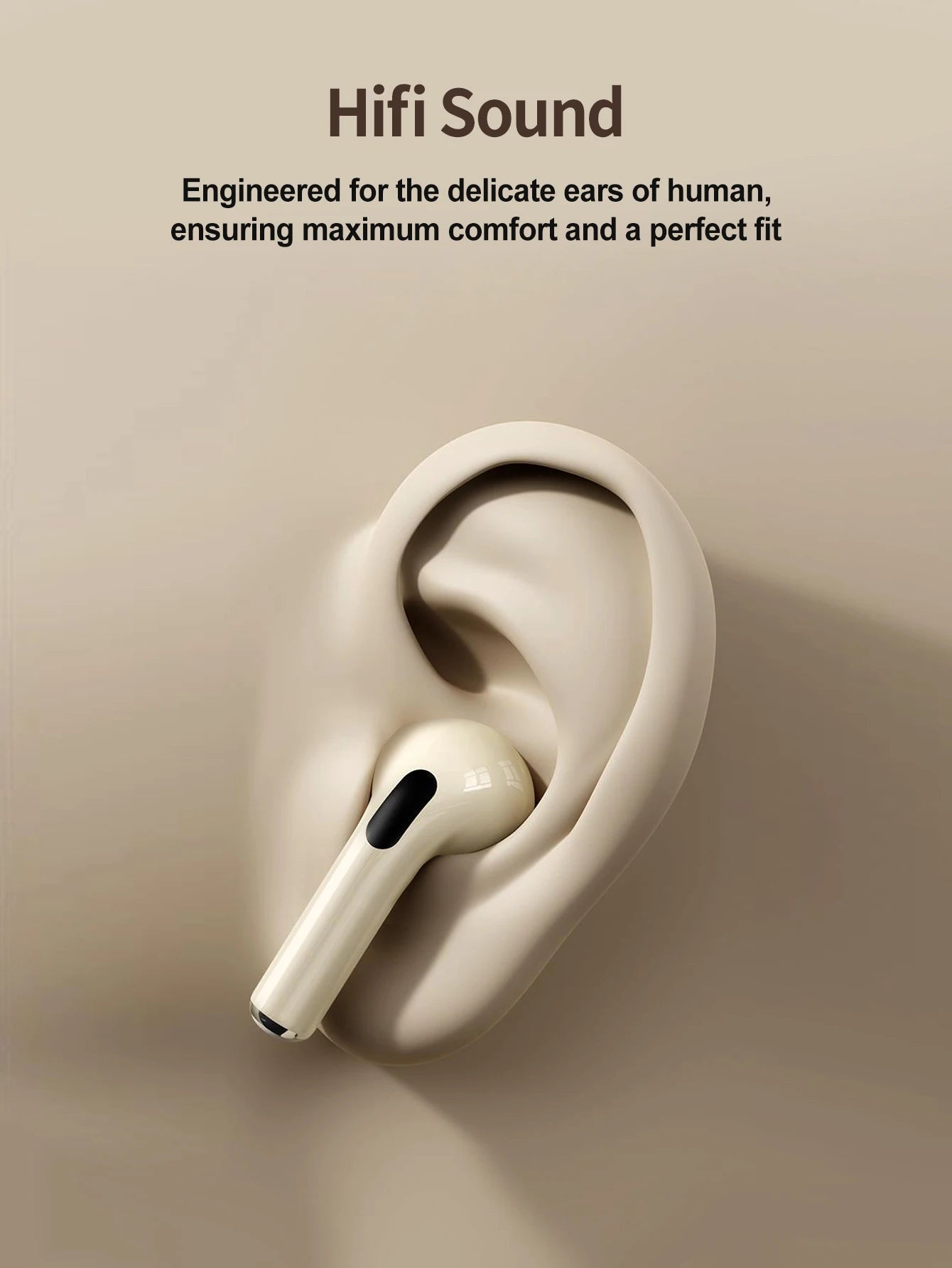 TWS Wireless Bluetooth Music Earphones Universal In Ear Gaming Earphones HIFI For iPhone 16 15 14 Android iOS Game Accessories