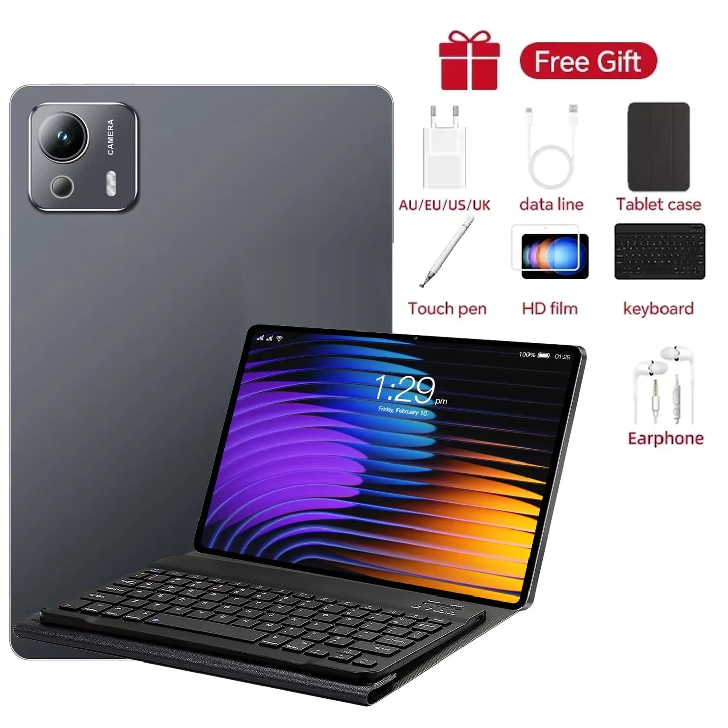 2025 NEW Pad 7 Pro Ultra Tablet 11 inch Latest Global First Android 15 Snapdragon 8Gen3 22GB+2048GB HD Screen WiFi GPS 5G